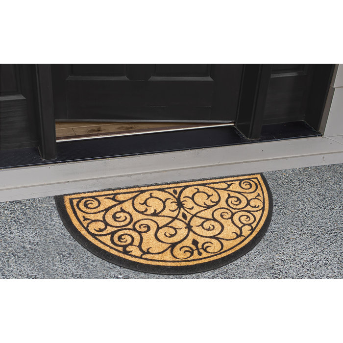 Dandy Coir Mats Half Moon Doormat Wayfair.ie